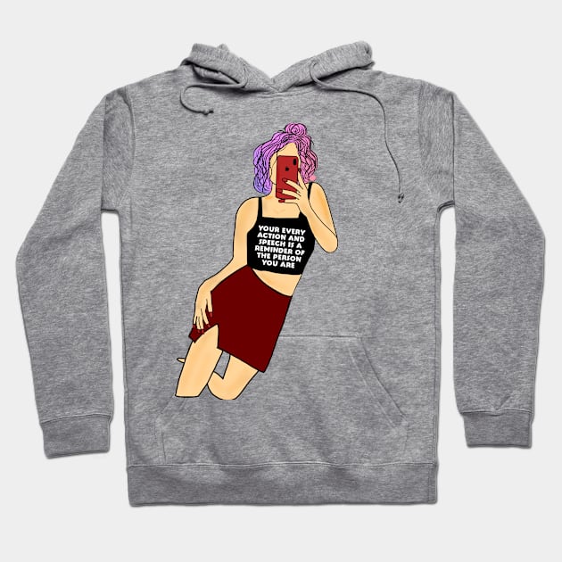 Feminist Hoodie by Bluntdigiarts